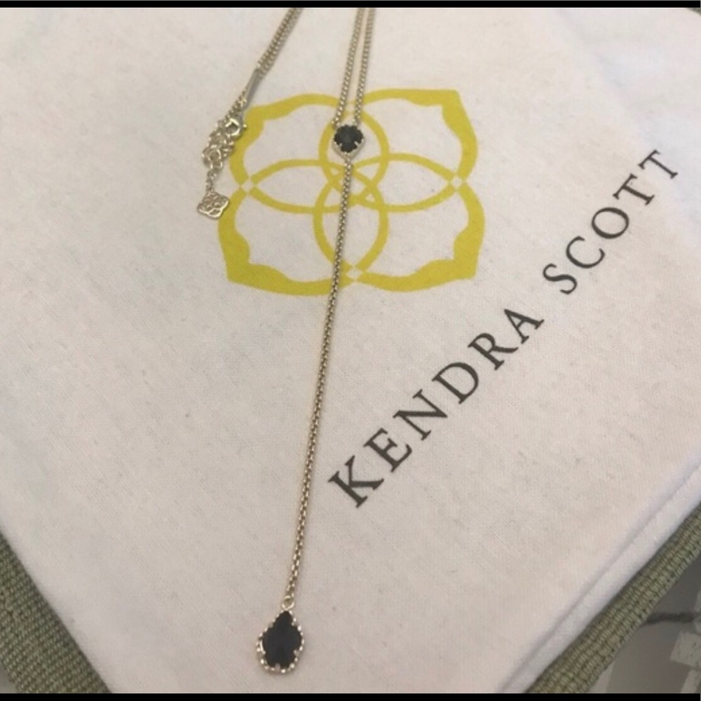 Kendra Scott, MASON necklace, black &gold